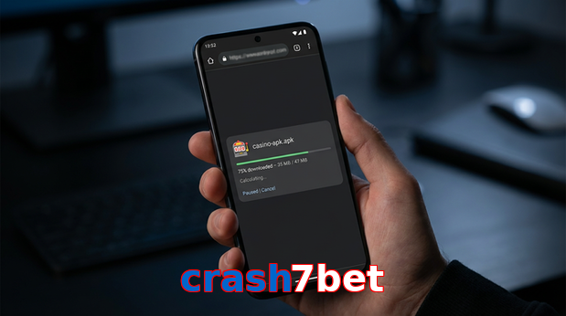 Main screen of Crash7bet apk page for PK players