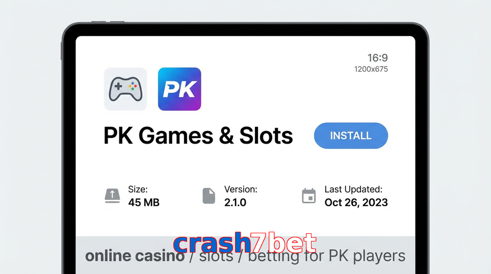 Game list for Crash7bet gameapk section