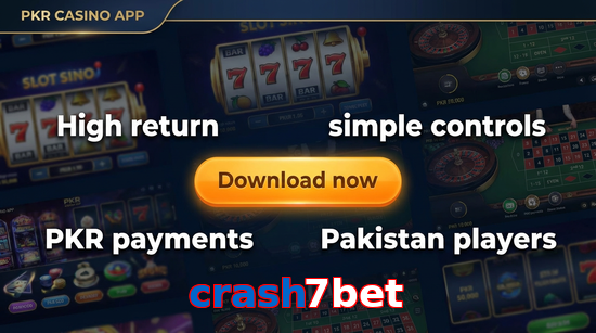Main screen of Crash7bet gamedownload page for PK players